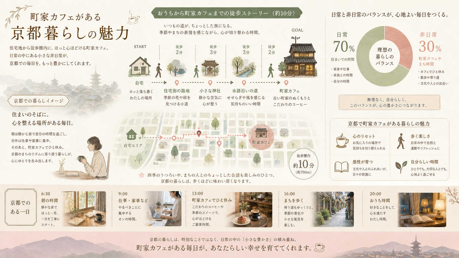 町家カフェが身近にある京都暮らしの魅力